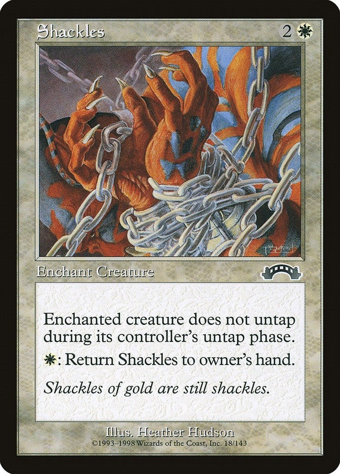 Image for Shackles (18) [Exodus] - Magic: The Gathering