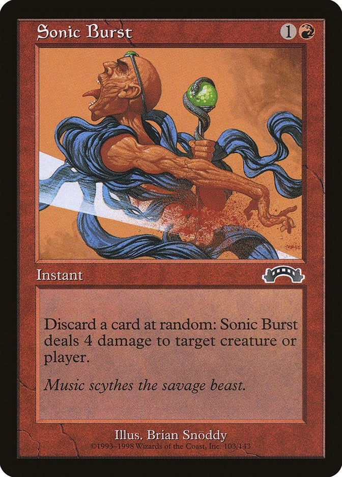 Image for Sonic Burst (103) [Exodus] - Magic: The Gathering