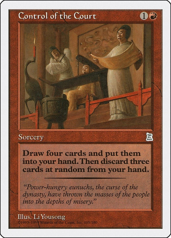 Image for Control of the Court (105) [Portal Three Kingdoms] - Magic: The Gathering