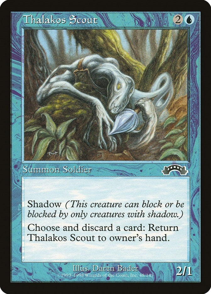 Image for Thalakos Scout (48) [Exodus] - Magic: The Gathering