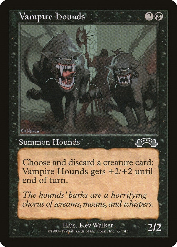 Image for Vampire Hounds (77) [Exodus] - Magic: The Gathering