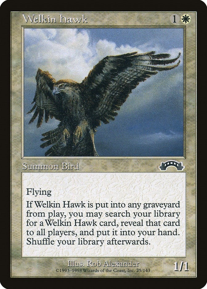 Image for Welkin Hawk (25) [Exodus] - Magic: The Gathering