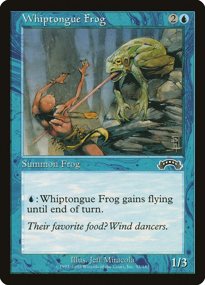 Image for Whiptongue Frog (52) [Exodus] - Magic: The Gathering