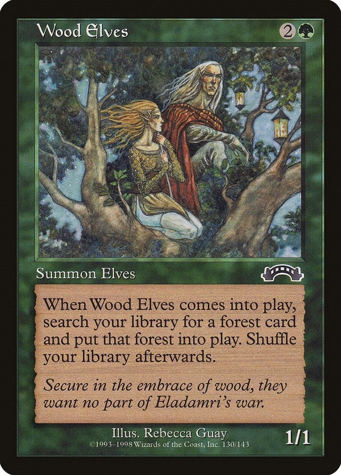 Image for Wood Elves (130) [Exodus] - Magic: The Gathering