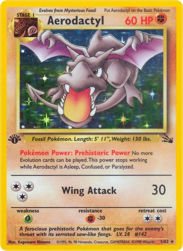 Image for Aerodactyl (1) (01/62) [Fossil] - Pokemon