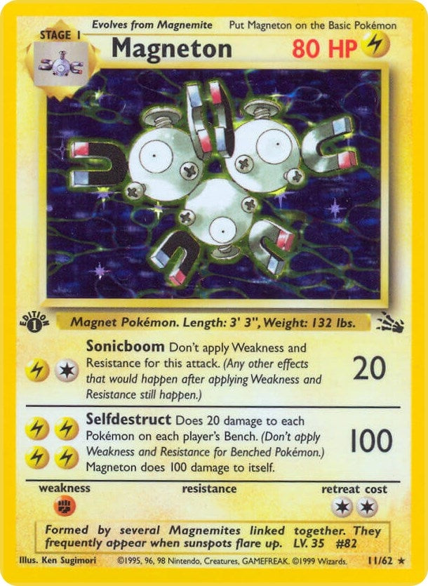 Image for Magneton (11) (11/62) [Fossil] - Pokemon