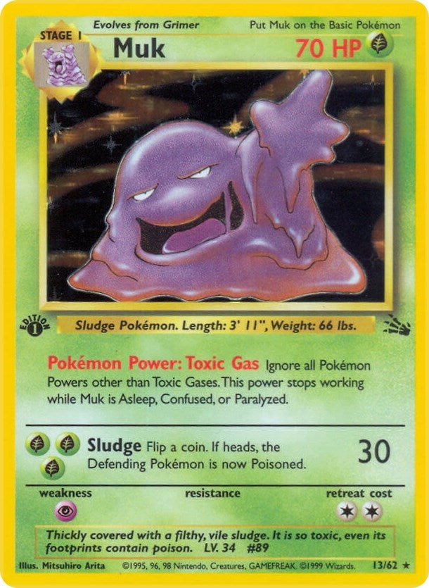 Image for Muk (13) (13/62) [Fossil] - Pokemon