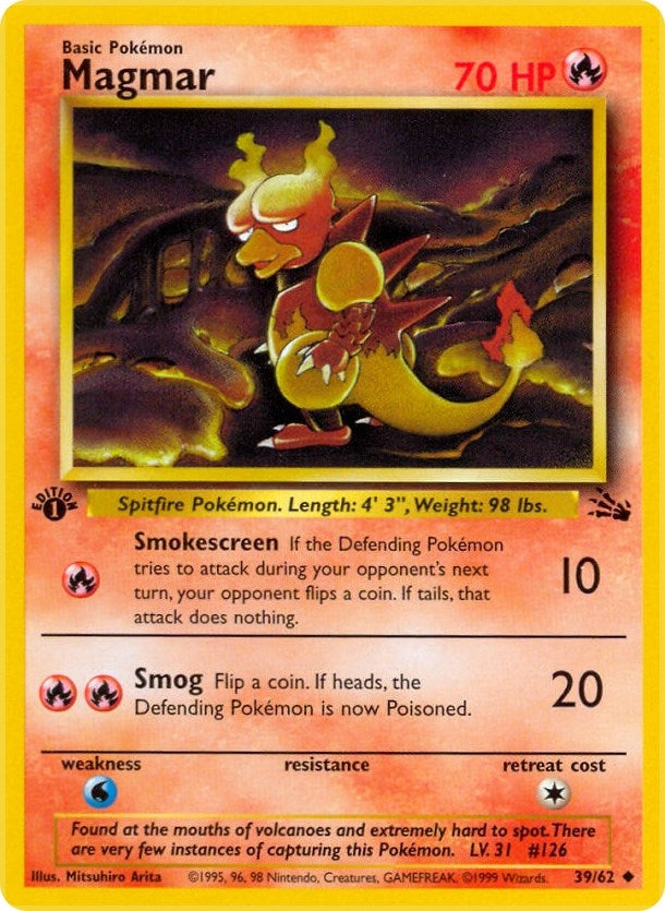 Image for Magmar (39/62) [Fossil] - Pokemon