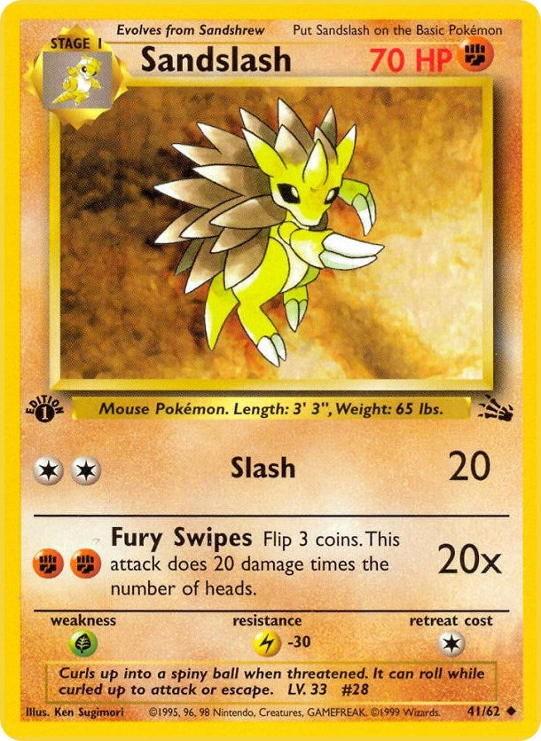 Image for Sandslash (41/62) [Fossil] - Pokemon