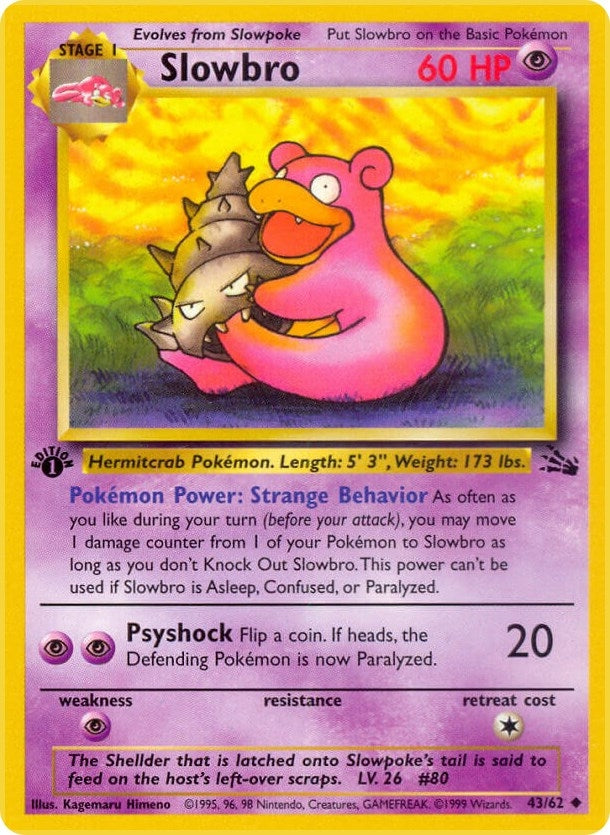 Image for Slowbro (43/62) [Fossil] - Pokemon