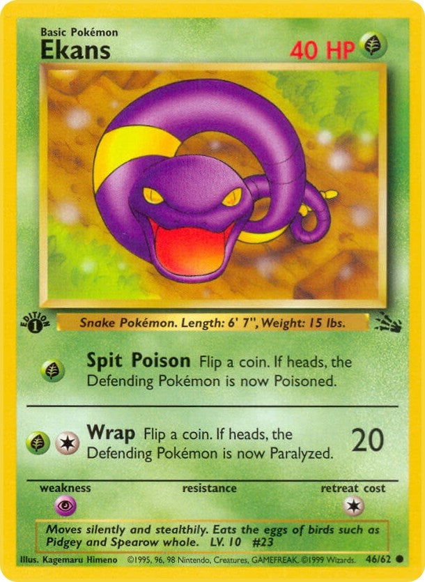 Image for Ekans (46/62) [Fossil] - Pokemon