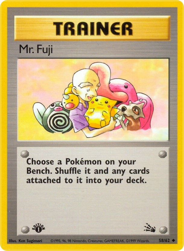 Image for Mr. Fuji (58/62) [Fossil] - Pokemon