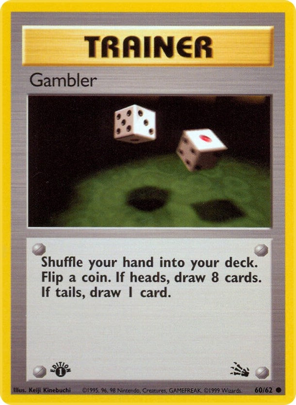 Image for Gambler (60/62) [Fossil] - Pokemon