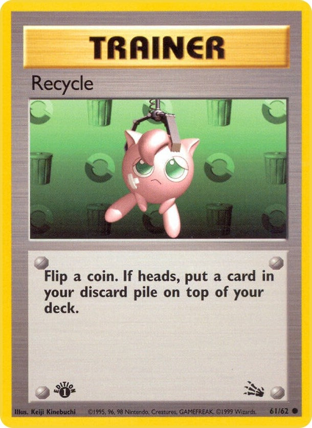 Image for Recycle (61/62) [Fossil] - Pokemon