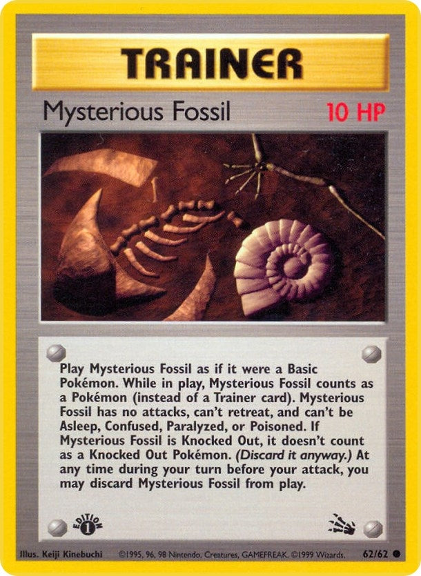 Image for Mysterious Fossil (62/62) [Fossil] - Pokemon