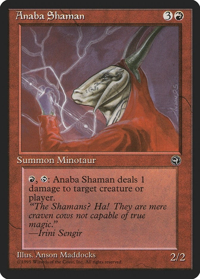 Image for Anaba Shaman [Homelands] - Magic: The Gathering