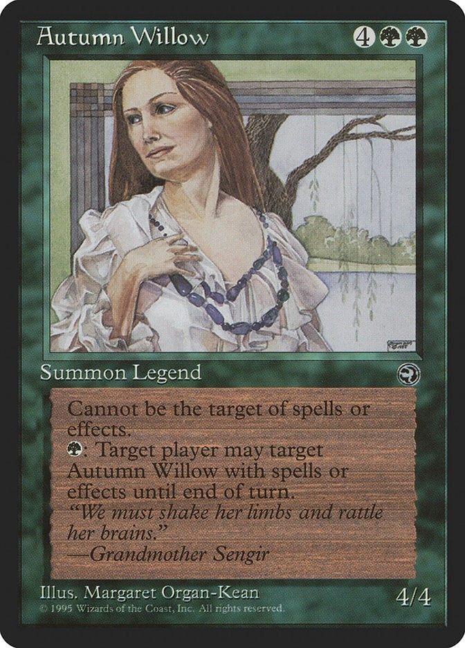 Image for Autumn Willow [Homelands] - Magic: The Gathering