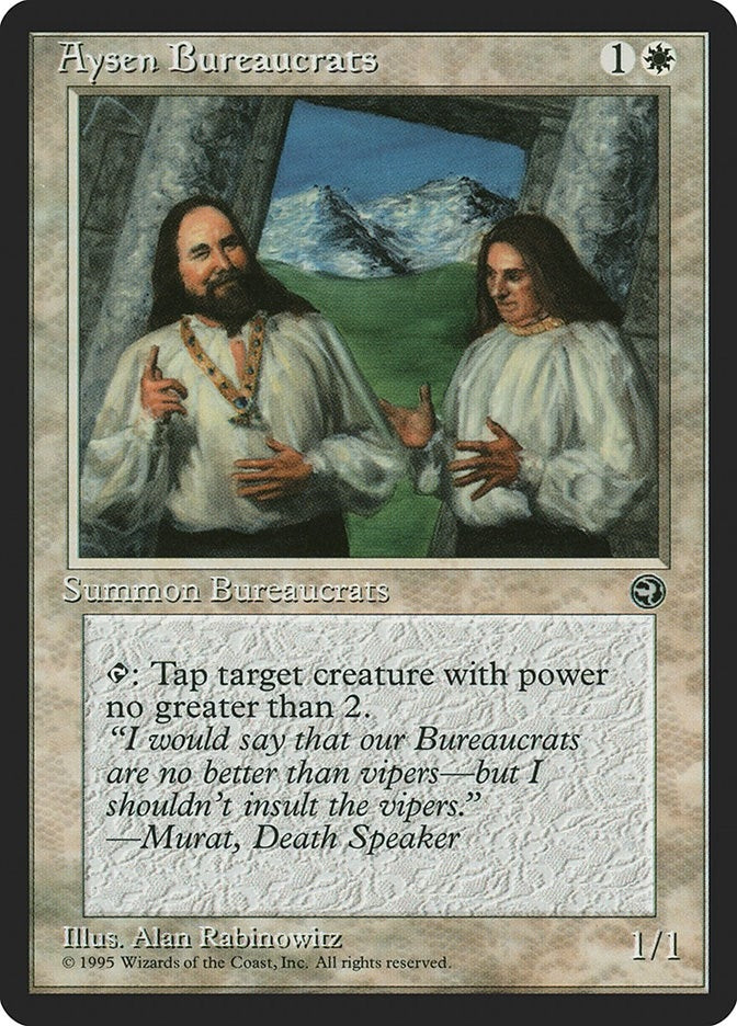 Image for Aysen Bureaucrats [Homelands] - Magic: The Gathering