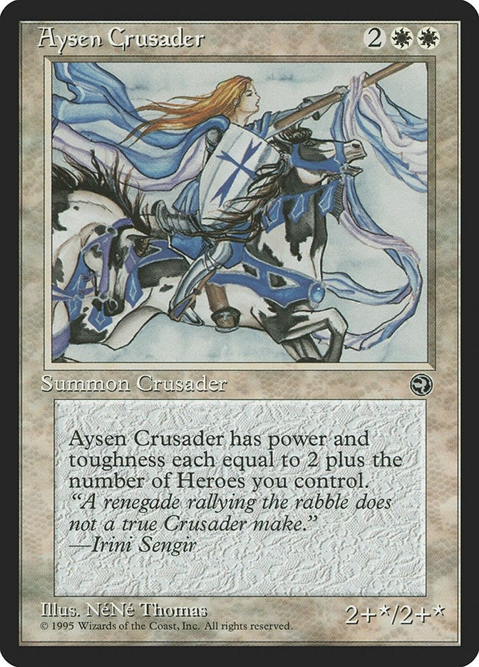 Image for Aysen Crusader [Homelands] - Magic: The Gathering