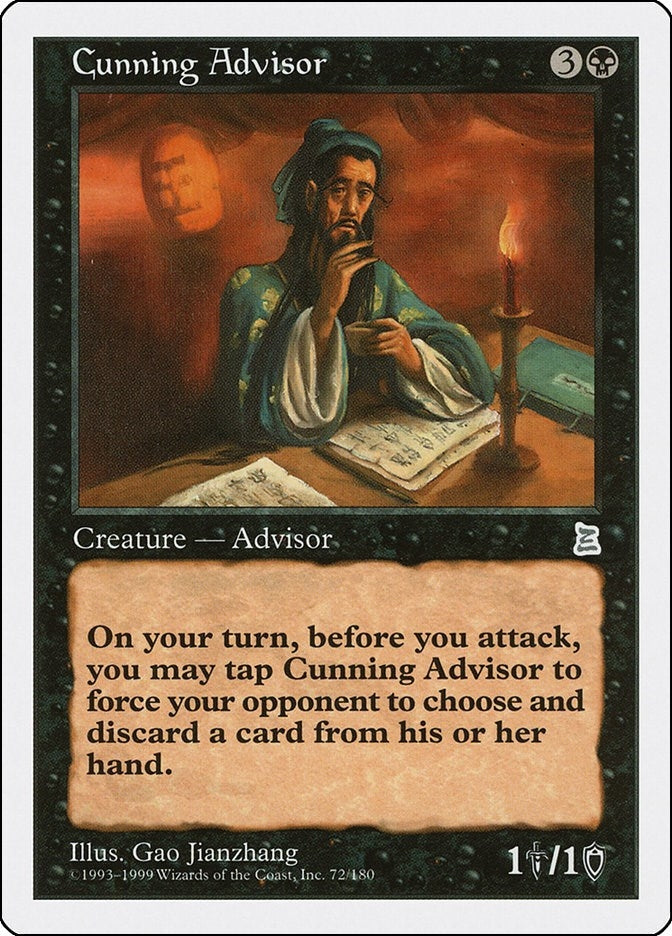 Image for Cunning Advisor (72) [Portal Three Kingdoms] - Magic: The Gathering