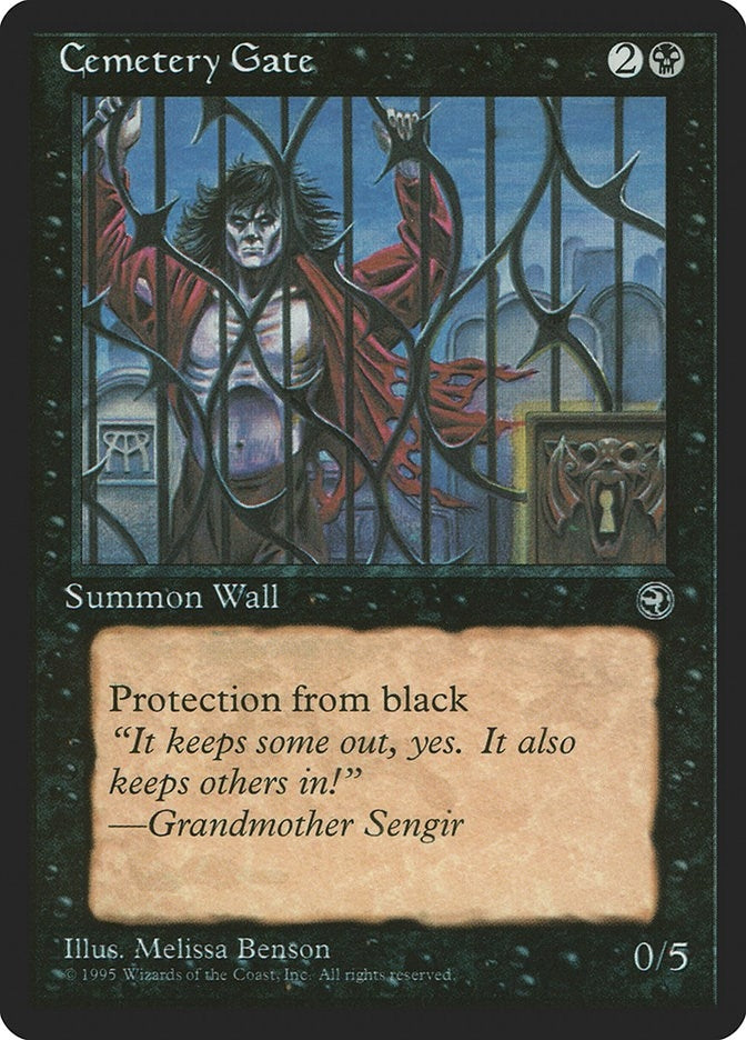 Image for Cemetery Gate (5) [Homelands] - Magic: The Gathering