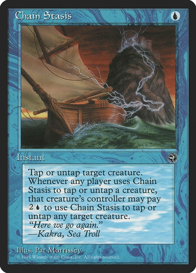 Image for Chain Stasis [Homelands] - Magic: The Gathering