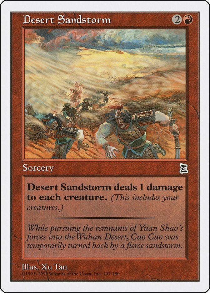 Image for Desert Sandstorm (107) [Portal Three Kingdoms] - Magic: The Gathering