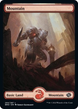 Image for Mountain (284) - Full Art (284) [The Brothers' War] - Magic: The Gathering