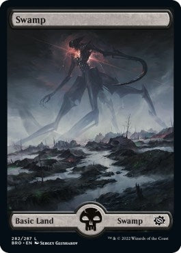 Image for Swamp (282) - Full Art (282) [The Brothers' War] - Magic: The Gathering