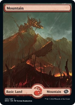 Image for Mountain (285) - Full Art (285) [The Brothers' War] - Magic: The Gathering