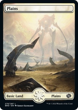 Image for Plains (278) - Full Art (278) [The Brothers' War] - Magic: The Gathering