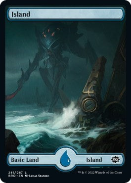 Image for Island (281) - Full Art (281) [The Brothers' War] - Magic: The Gathering
