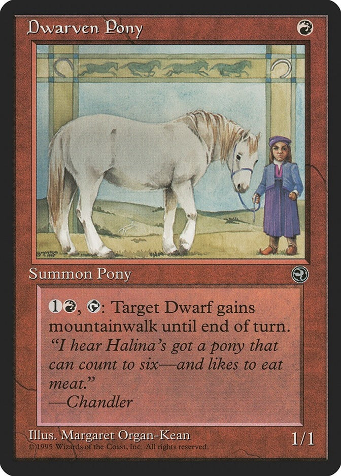 Image for Dwarven Pony [Homelands] - Magic: The Gathering