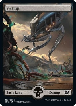Image for Swamp (283) - Full Art (283) [The Brothers' War] - Magic: The Gathering