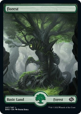 Image for Forest (287) - Full Art (287) [The Brothers' War] - Magic: The Gathering