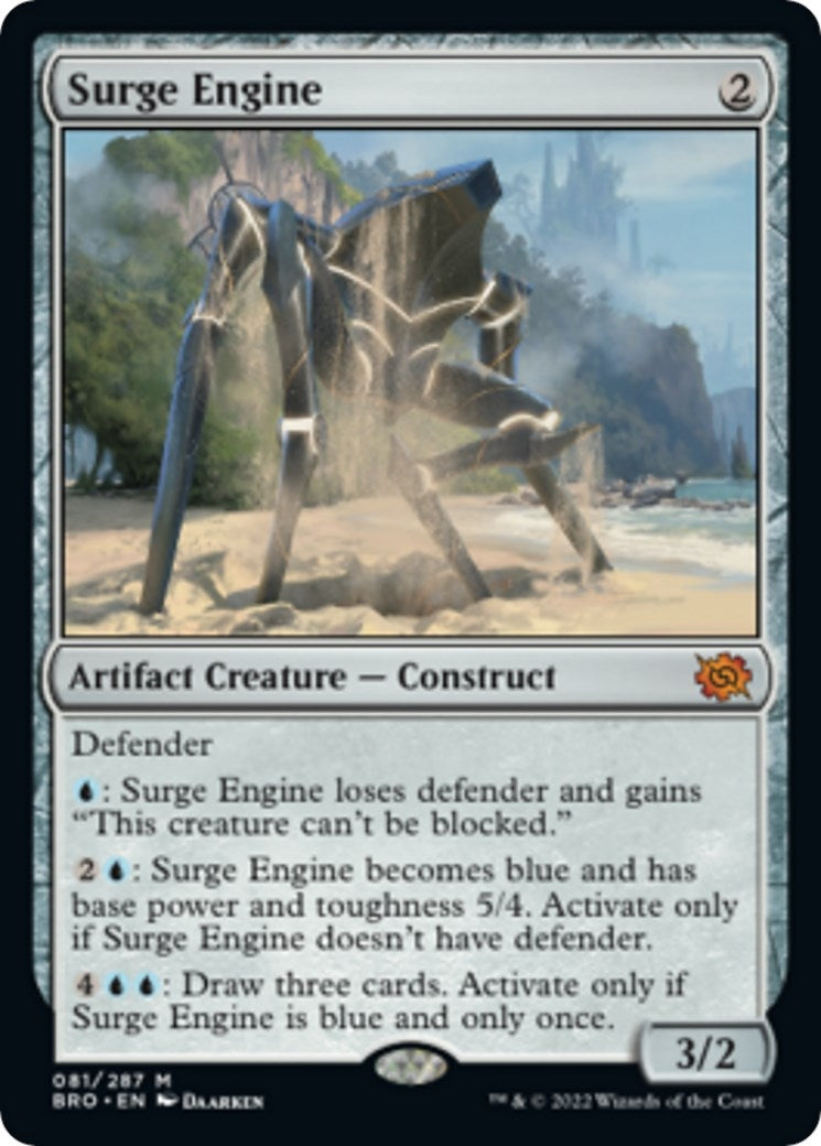 Image for Surge Engine (81) [The Brothers' War] - Magic: The Gathering