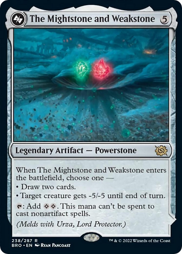Image for The Mightstone and Weakstone (238) [The Brothers' War] - Magic: The Gathering