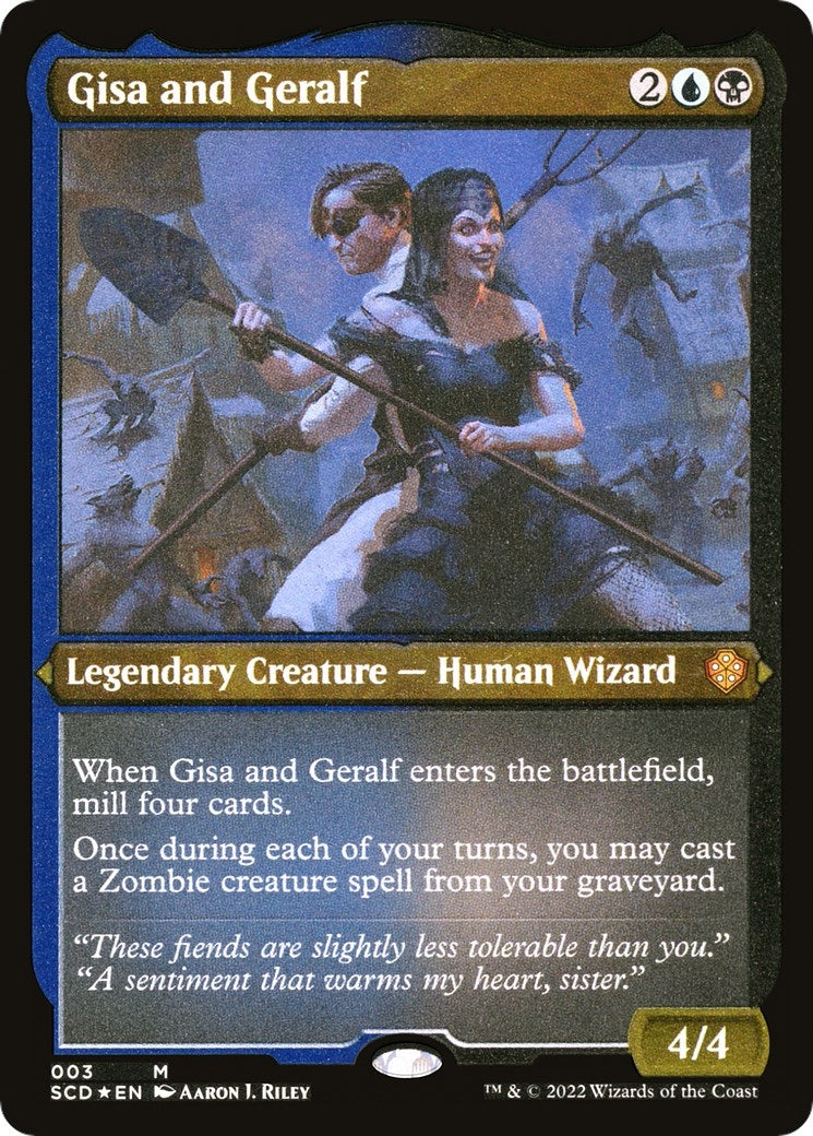 Image for Gisa and Geralf (Foil Etched) (3) [Starter Commander Decks] - Magic: The Gathering