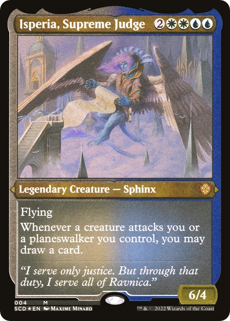 Image for Isperia, Supreme Judge (Foil Etched) (4) [Starter Commander Decks] - Magic: The Gathering