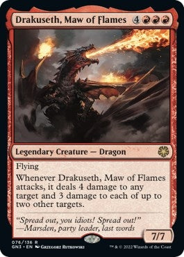 Image for Drakuseth, Maw of Flames (76) [Magic Game Night: Free-For-All] - Magic: The Gathering