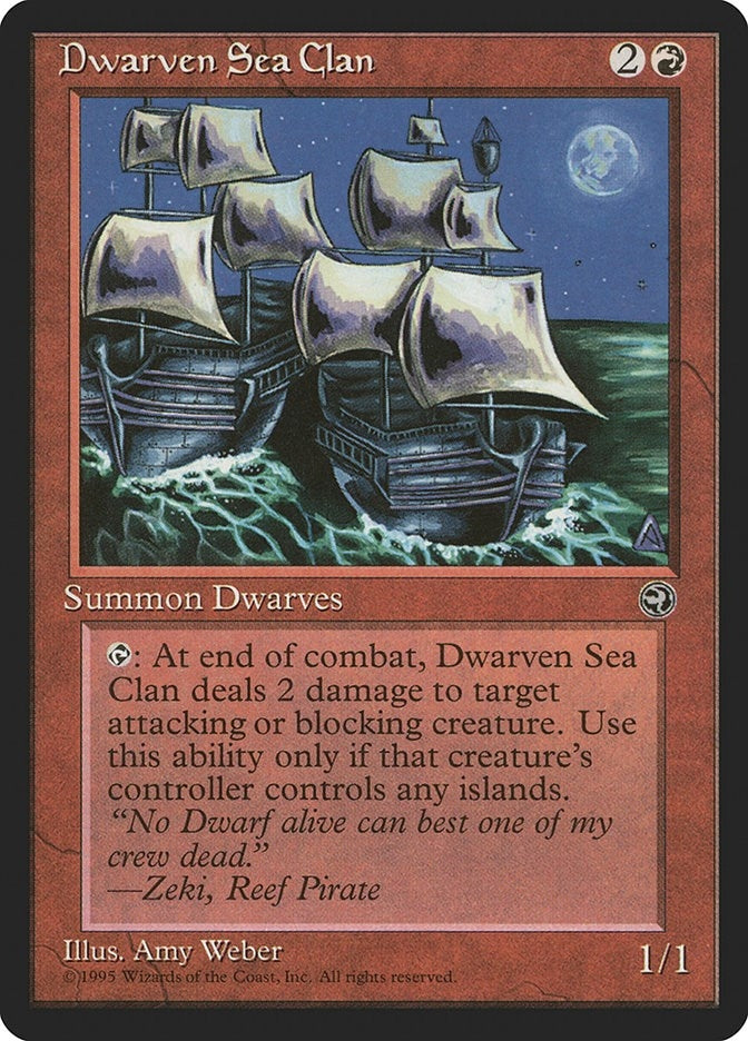 Image for Dwarven Sea Clan [Homelands] - Magic: The Gathering