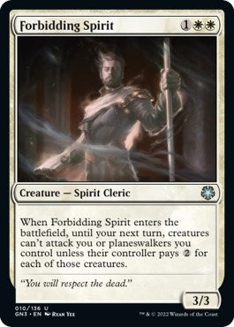 Image for Forbidding Spirit (10) [Magic Game Night: Free-For-All] - Magic: The Gathering