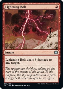 Image for Lightning Bolt (83) [Magic Game Night: Free-For-All] - Magic: The Gathering
