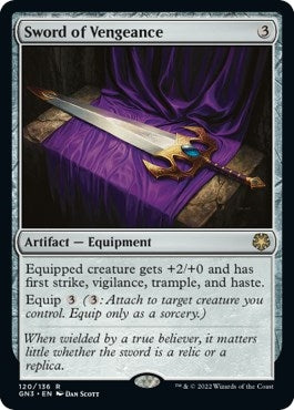 Image for Sword of Vengeance (120) [Magic Game Night: Free-For-All] - Magic: The Gathering