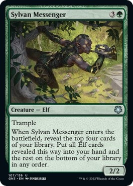 Image for Sylvan Messenger (107) [Magic Game Night: Free-For-All] - Magic: The Gathering