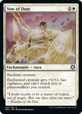 Image for Vow of Duty (21) [Magic Game Night: Free-For-All] - Magic: The Gathering