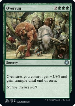 Image for Overrun (103) [Magic Game Night: Free-For-All] - Magic: The Gathering