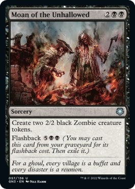 Image for Moan of the Unhallowed (57) [Magic Game Night: Free-For-All] - Magic: The Gathering