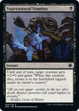 Image for Supernatural Stamina (62) [Magic Game Night: Free-For-All] - Magic: The Gathering