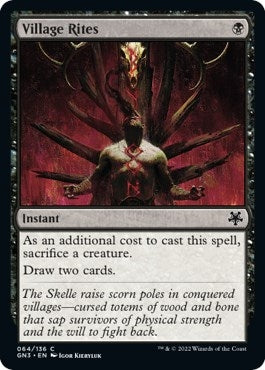 Image for Village Rites (64) [Magic Game Night: Free-For-All] - Magic: The Gathering